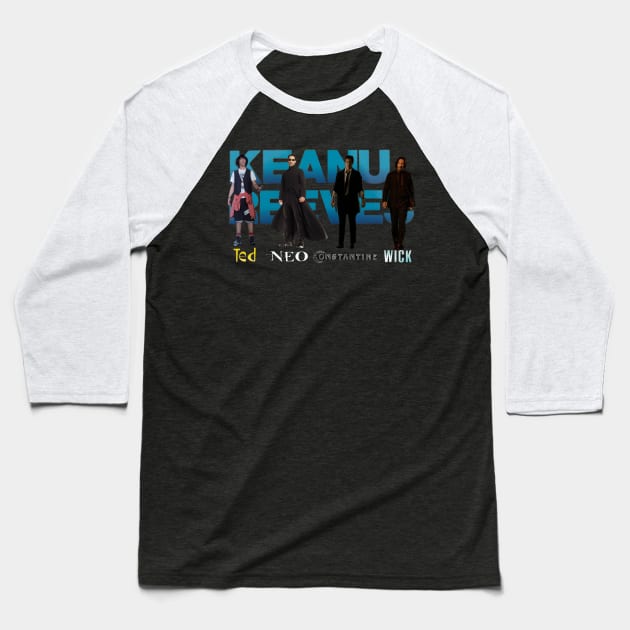Keanu Baseball T-Shirt by The Store Name is Available